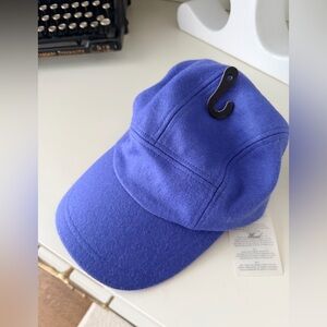 MANGO Essentials Wool-Blend Cap Blue BRAND NEW One Size Adjustable Women’s